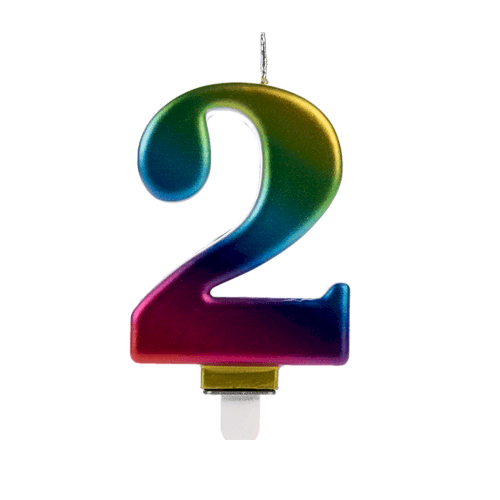 VELA WAVE COLORIDA NUMERO 2