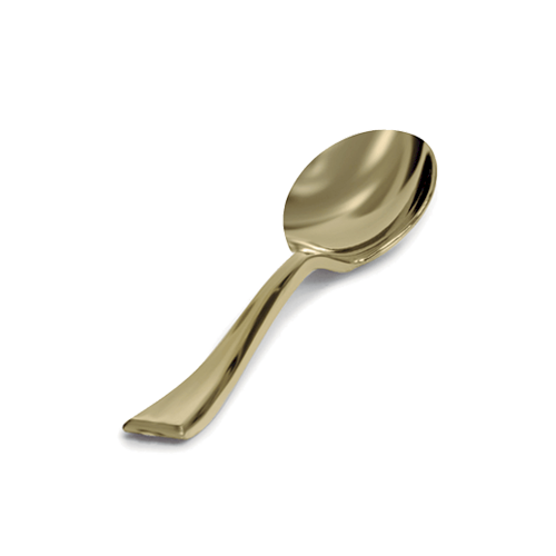 MINI COLHER PREMIUM GOLD REFEICAO C/20UND