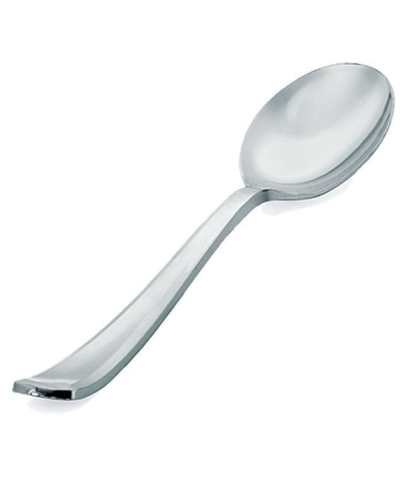 COLHER SOBREMESA PREMIUM PRATA C/10