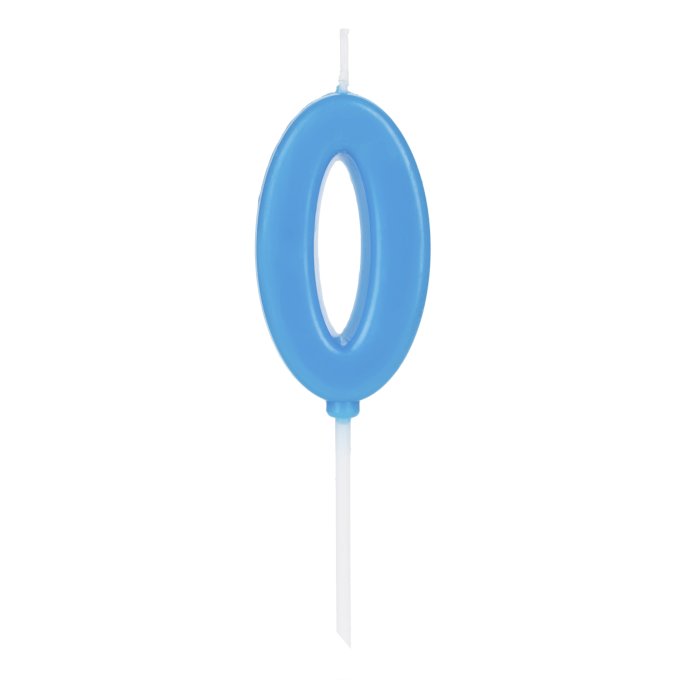 VELA PICK AZUL NUMERO 0