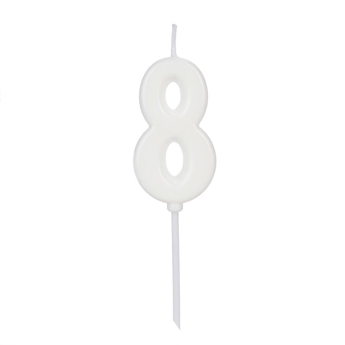 VELA PICK BRANCO NUMERO 8