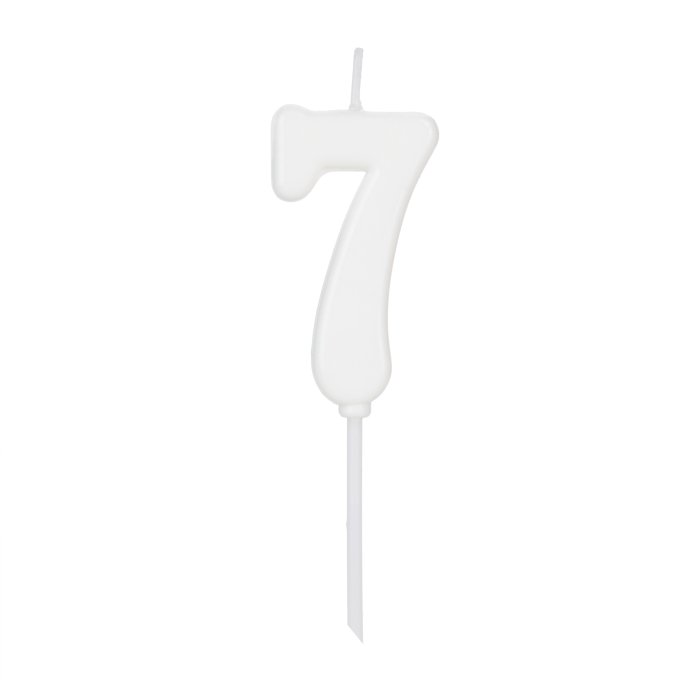 VELA PICK BRANCO NUMERO 7