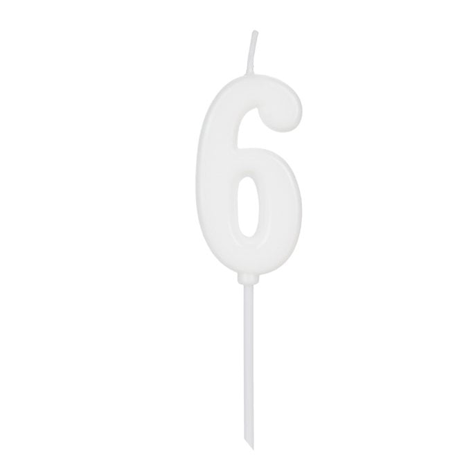 VELA PICK BRANCO NUMERO 6