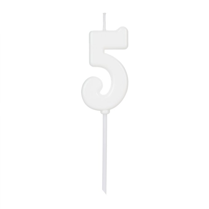 VELA PICK BRANCO NUMERO 5