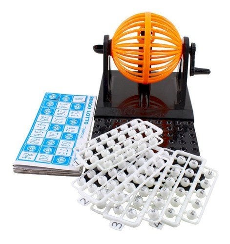 JOGO BINGO LOTTO GLOBO E PEDRAS 90 NUMEROS