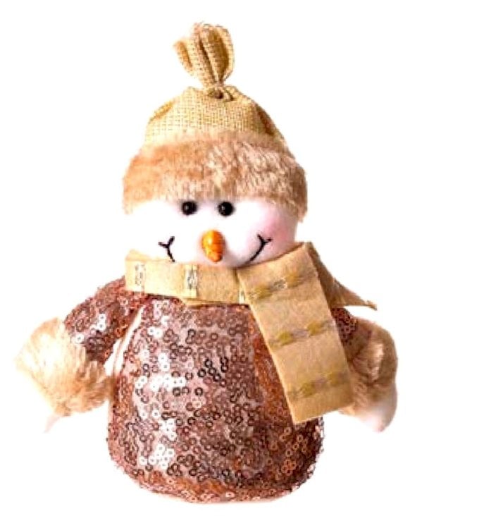 ENFEITE DE MESA BONECO DE NEVE PF110013BO