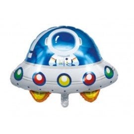 BALAO METALIZADO DISCO VOADOR 60,4X52CM