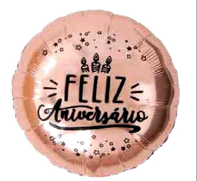 BALAO METALIZADO 18¨FELIZ ANIVERSARIO ROSE