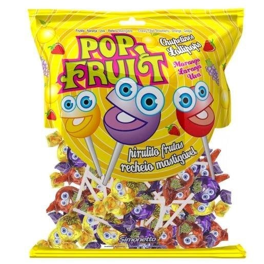 PIRULITO POP FRUIT SORTIDO 500G
