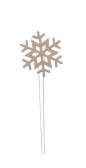 PICK EVA FLOCO DE NEVE 8X4 CM C/8UND