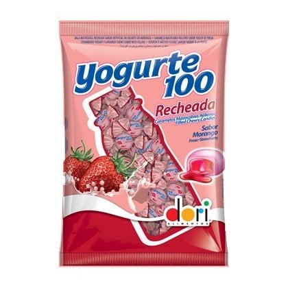 BALA YOGURTE RECHEADO DORI 100 600G