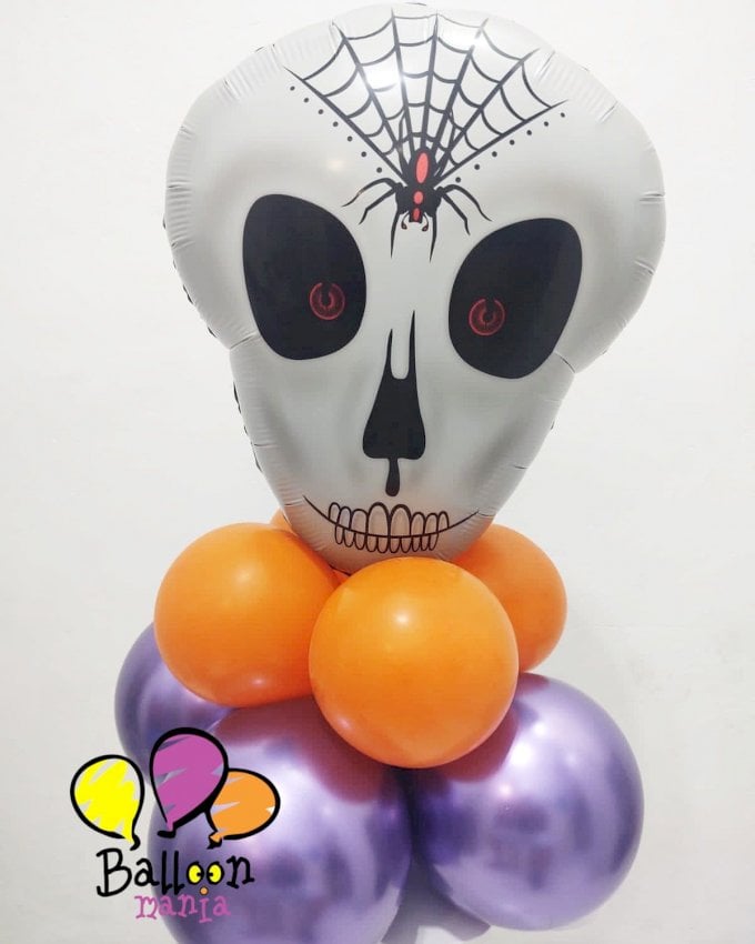 ARRANJO BALAO METALIZADO CAVEIRA