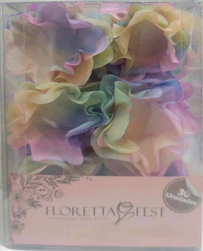 FORMINHA FLORETTA FEST C/30UND E-11 ALGODAO DOCE