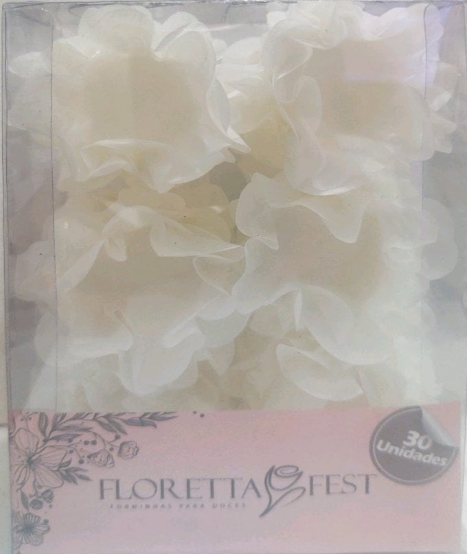 FORMINHA FLORETTA FEST C/30UND E-11 BRANCO