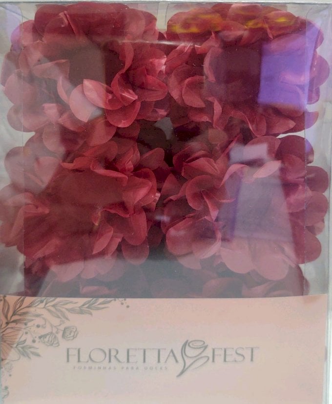 FORMINHA FLORETTA FEST C/30UND M-24 VERMELHO