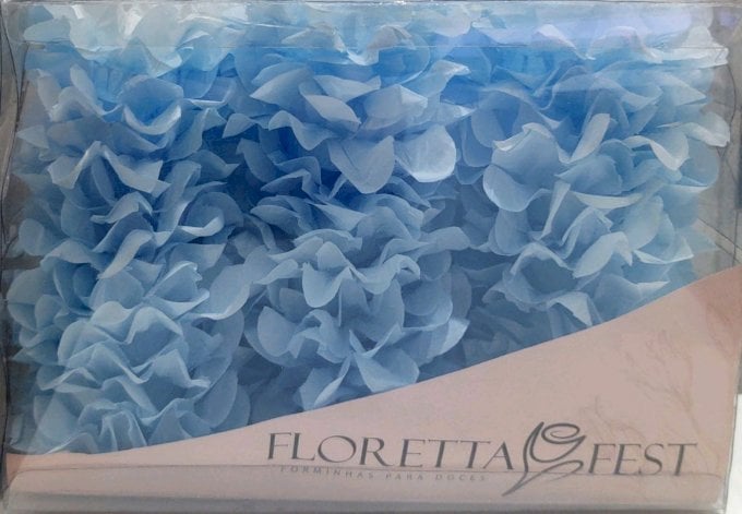 FORMINHA FLORETTA FEST C/30UND M-24 AZUL BEBE