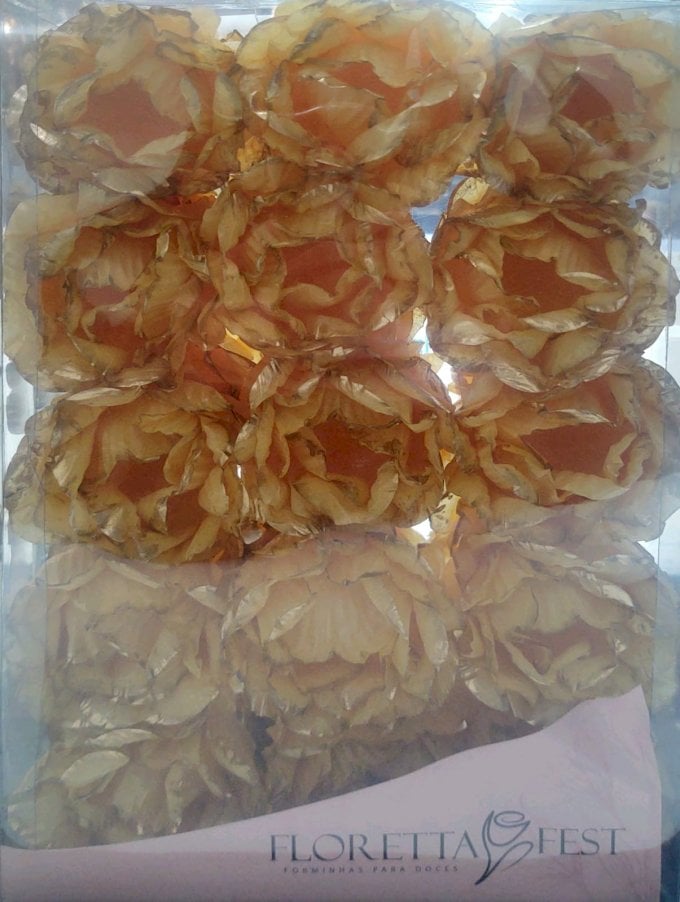 FORMINHA FLORETTA FEST C/30UND M-16 OURO METAL