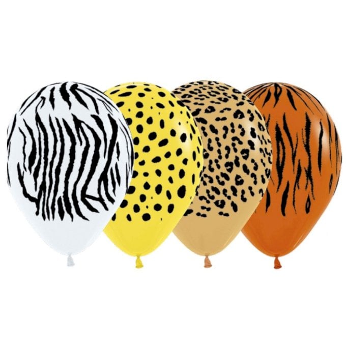 BALAO LATEX FASHION SELVA SORTIDO R12 UNIDADE