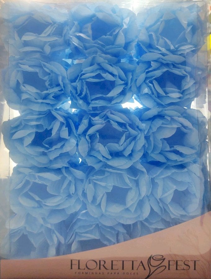 FORMINHA FLORETTA FEST C/30UND M-16 AZUL BEBE