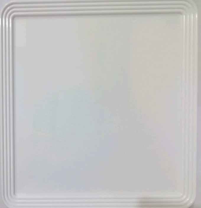 BANDEJA QUADRADA 30CM BRANCO