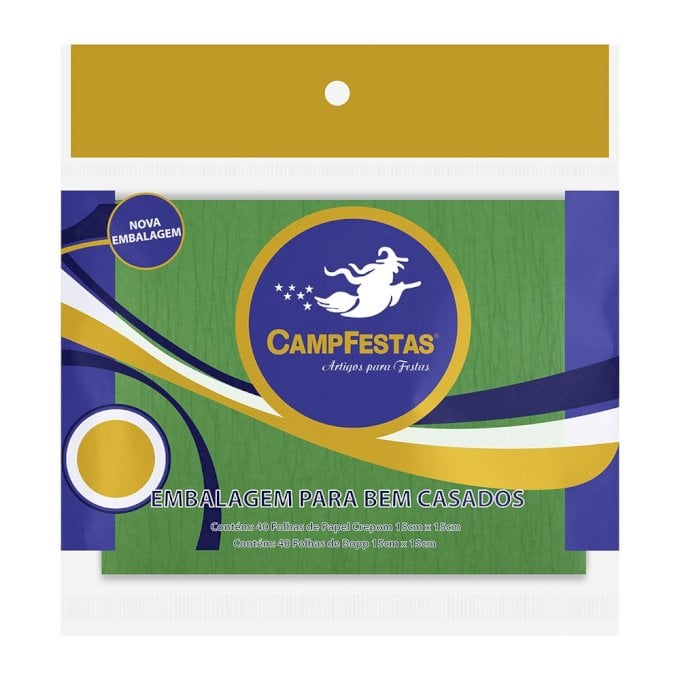 PAPEL PARA BEM CASADO 15X15CM 40FOLHAS CREPOM E 40 FOLHAS TRABSPARENTES VERDE CLARO
