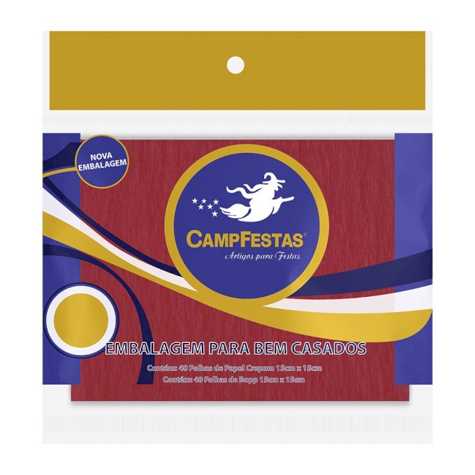 PAPEL PARA BEM CASADO 15X15CM 40FOLHAS CREPOM E 40 FOLHAS TRABSPARENTES VERMELHO