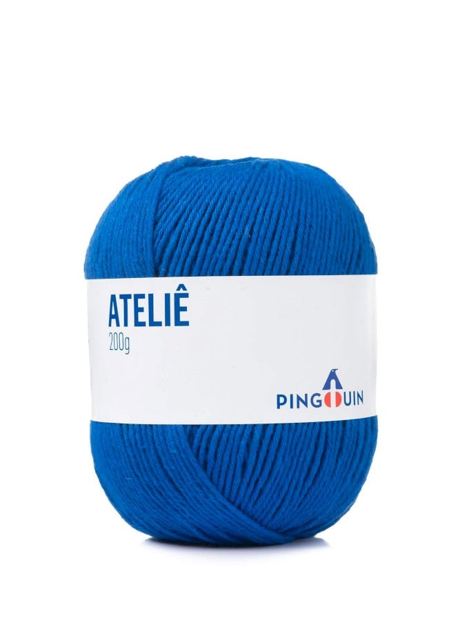 FIO/LINHA PINGOUIN ATELIE 200G-AZUL REAL 9829