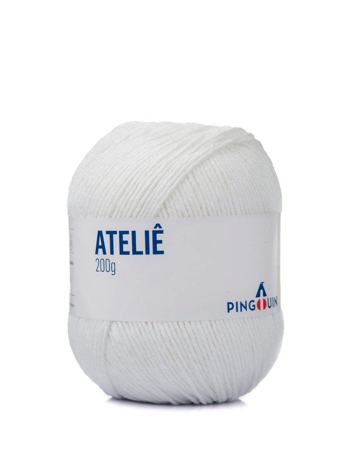 FIO/LINHA PINGOUIN ATELIE 200G- WHITE 9001