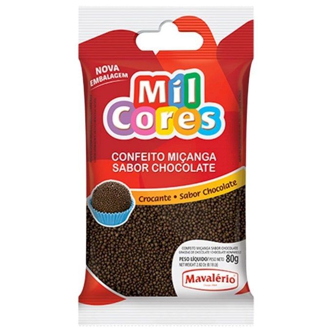 CONFEITO MICANGA SABOR CHOCOLATE 80G
