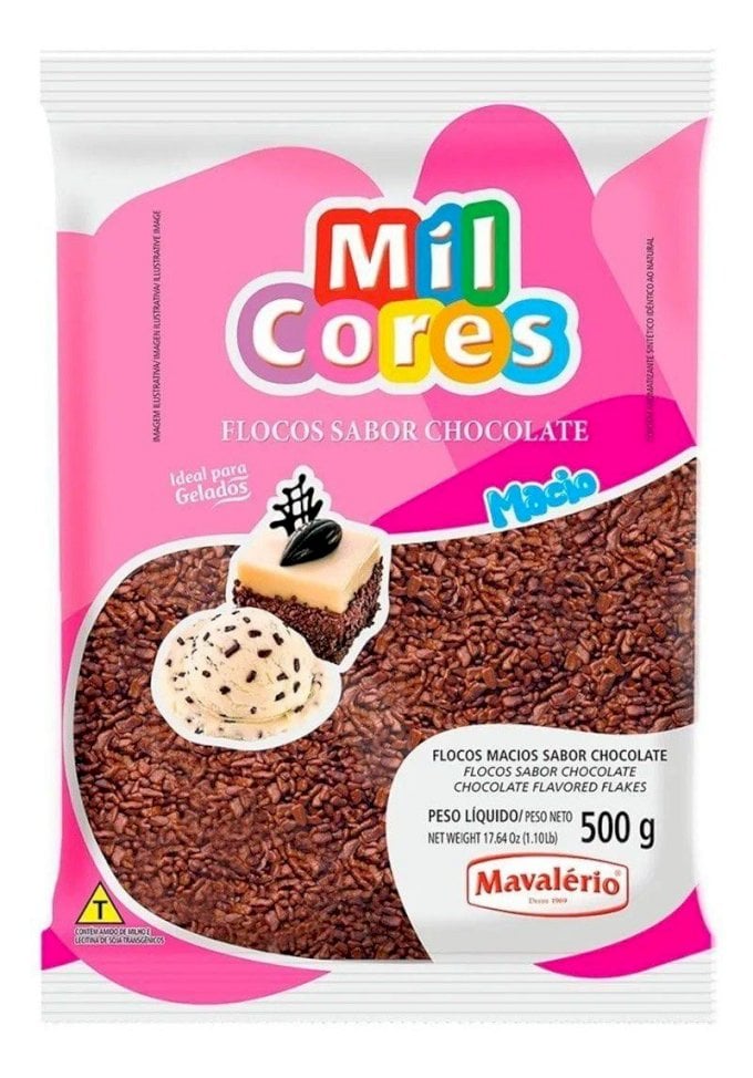 FLOCOS MACIO SABOR CHOCOLATE 500G