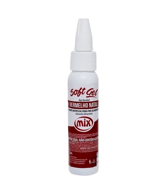 CORANTE SOFTGEL 25G UND VERMELHO NATAL