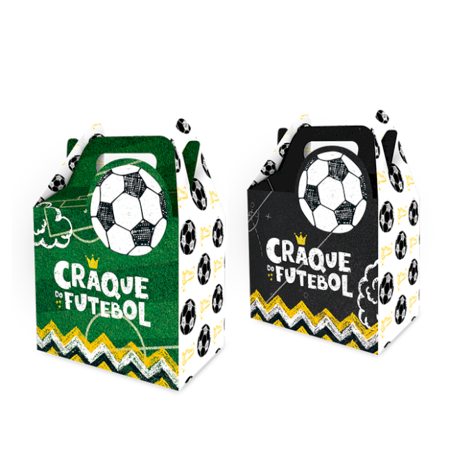 CAIXA SURPRESA MALETA FESTA FUTEBOL 8UND