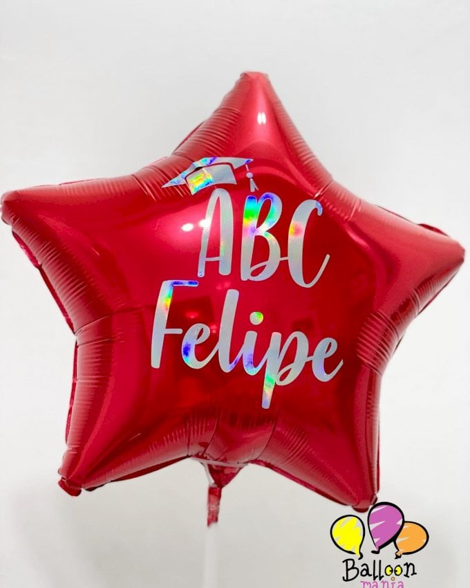 BALAO METALIZADO 18¨ PERSONAL 2LINHA ABC