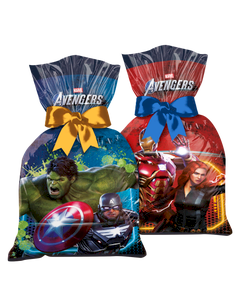 SACOLA PLASTICA VINGADORES (AVENGERS) C/12UND