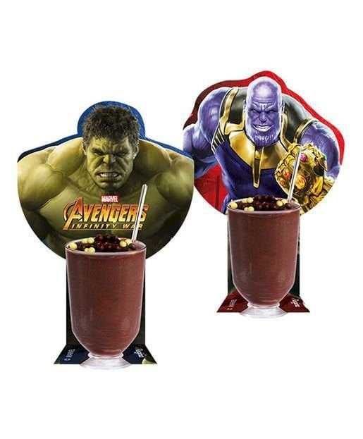 COPINHO BRIGADEIRO COM ENFEITE VINGADORES (AVENGERS) C/10UND