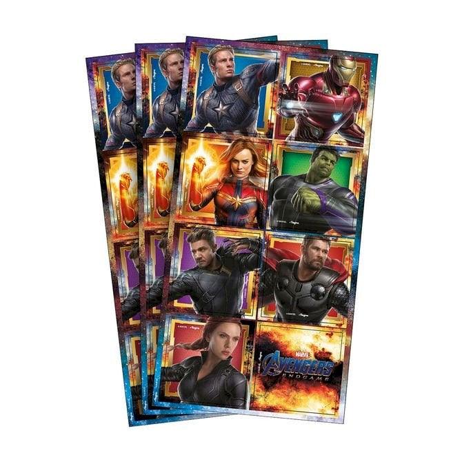 ADESIVO QUADRADO GRANDE VINGADORES (AVENGERS) C/3