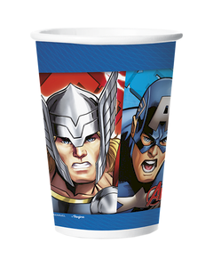 COPO PAPEL 180ML VINGADORES (AVENGERS) C/12