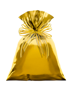 SACO METALIZADO 45X59CM UNIDADE DOURADO