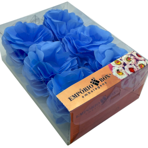 FLOR DE SEDA C/30UND AZUL BEBE 