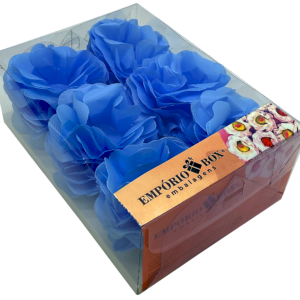FLOR DE SEDA C/30UND AZUL BEBE 