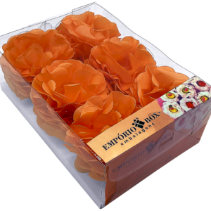 FLOR DE SEDA C/30UND LARANJA