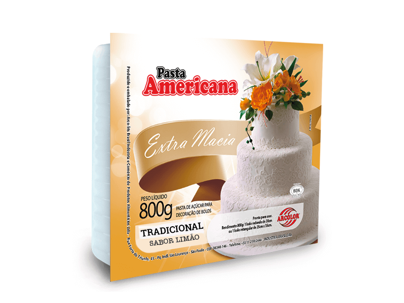 PASTA AMERICANA TRADICIONAL 800G ARCOLOR