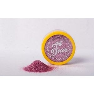 GLITTER COMESTIVEL GLOW ROSA CLARO 5G