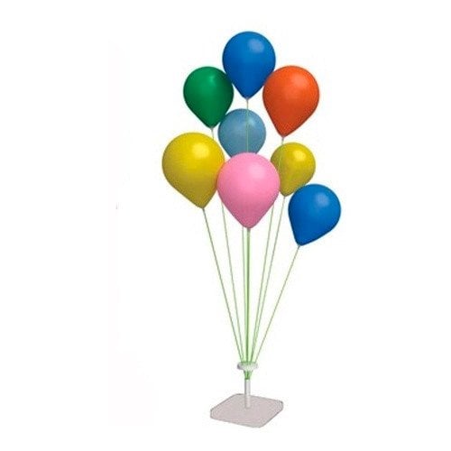 SUPORTE DE CHAO PARA BALAO 8 HASTES BASE MDF 75CM