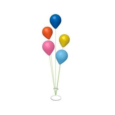 SUPORTE DE CHAO PARA BALAO 5 HASTES BASE MDF 45CM
