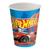 COPO PAPEL 200ML HOT WHEELS C/8