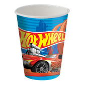 COPO PAPEL 200ML HOT WHEELS C/8