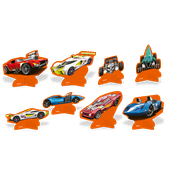 DECORACAO DE MESA HOT WHEELS C/8