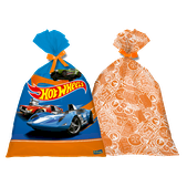 SACOLA PLASTICA HOT WHEELS C/8