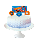 TOPPER PARA BOLO HOT WHEELS C/4
